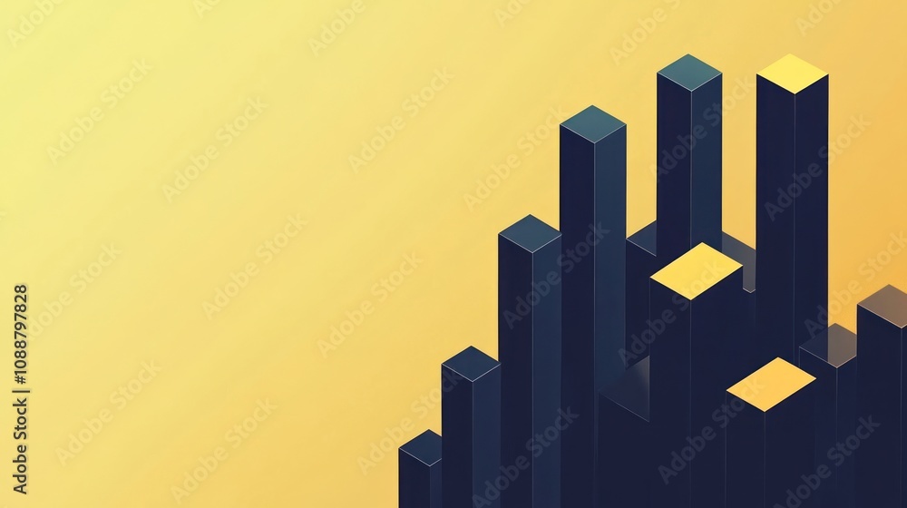 Abstract graphic featuring vertical bars on a gradient background, symbolizing data or growth. Abstract graphic featuring vertical bars on a gradient background, symbolizing data or growth.