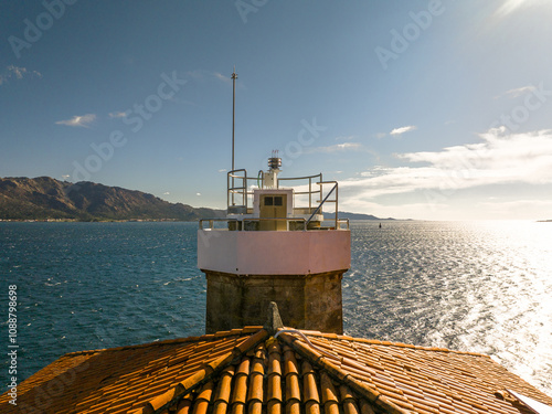 Faro de Cabo Cee en Corcubión A Coruña Galicia