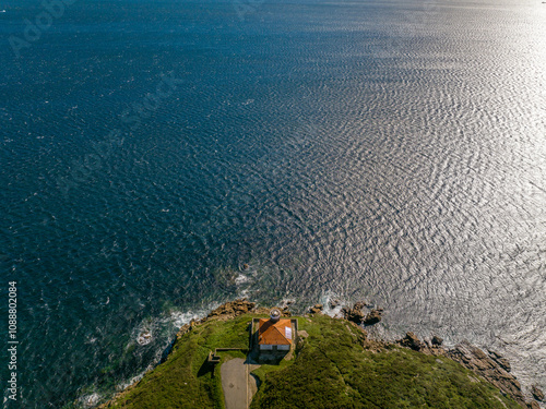 Faro de Cabo Cee en Corcubión A Coruña Galicia