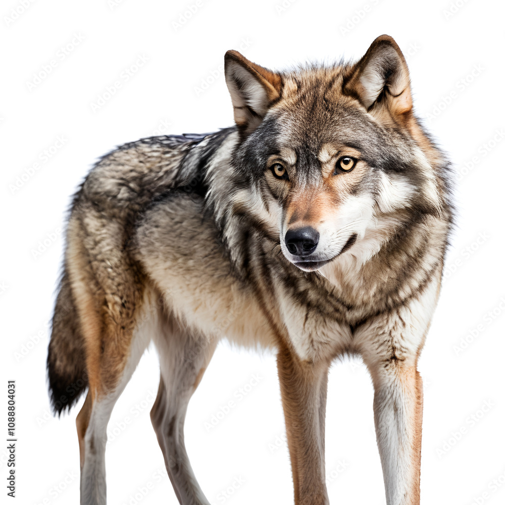 Obraz premium wolf isolated on white