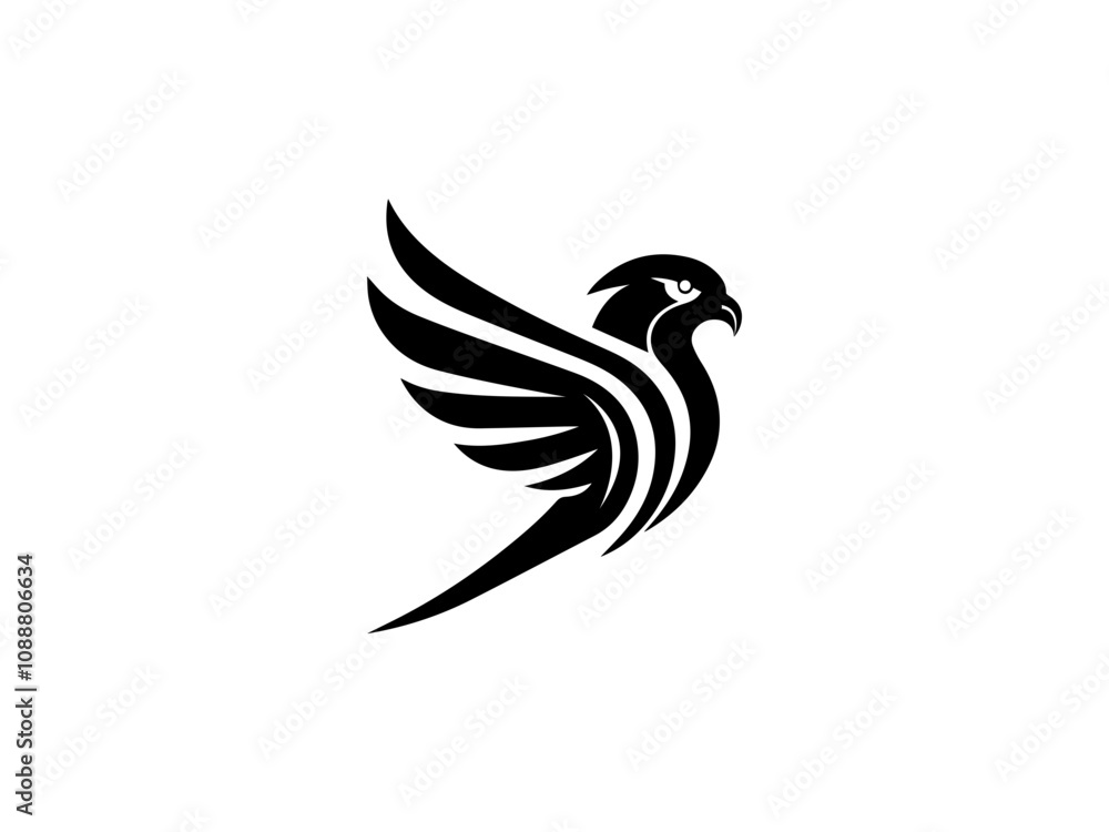 Falcon logo Vector Art Design Falcon logo Vector Art Design
