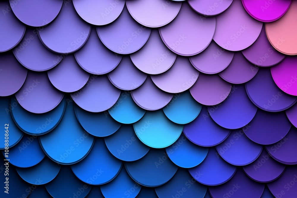 Abstract background with gradient circles in shades of blue and purple, overlapping and creating a 3D illusion Abstract background with gradient circles in shades of blue and purple, overlapping and creating a 3D illusion