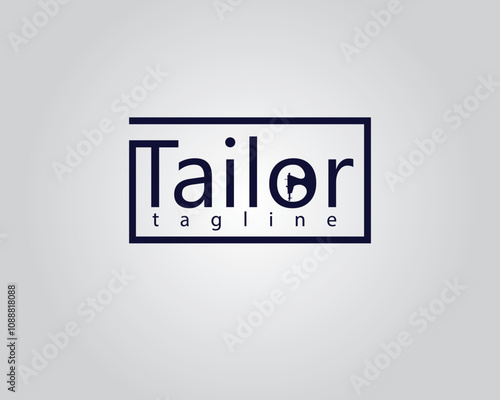 creative sewing machine inside the letter o logo design