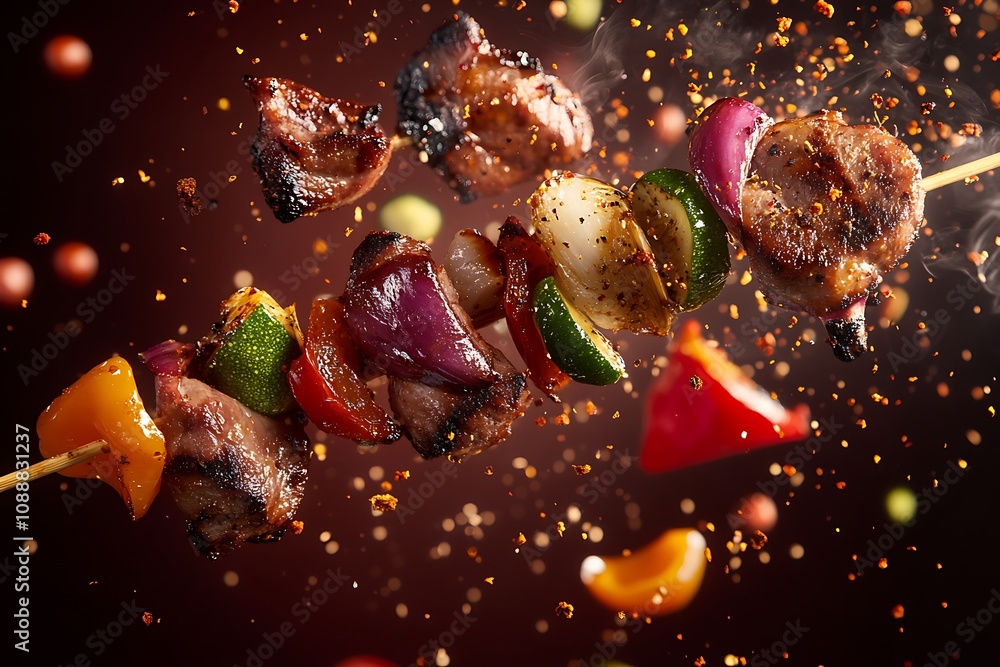 Succulent Grilled Meat and Veggie Skewers: A Summertime BBQ Delight! Succulent Grilled Meat and Veggie Skewers: A Summertime BBQ Delight!