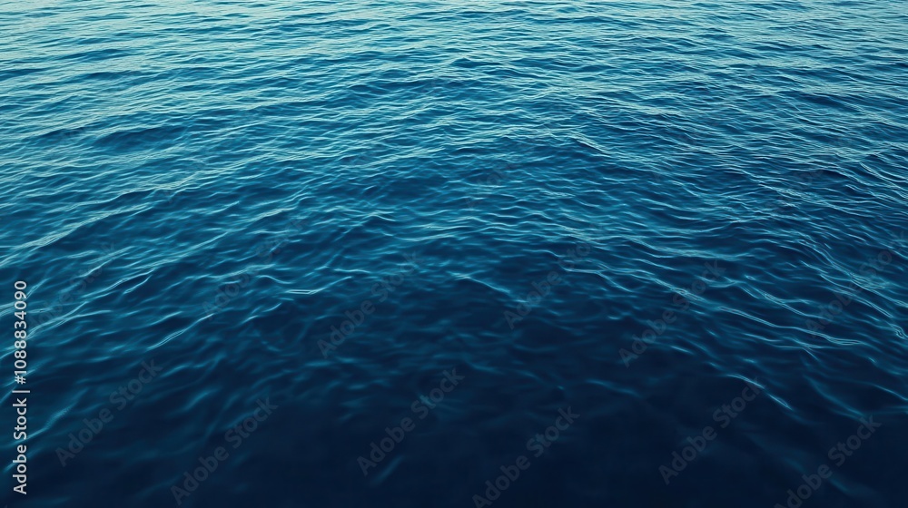 Obraz premium Deep blue ocean water texture.