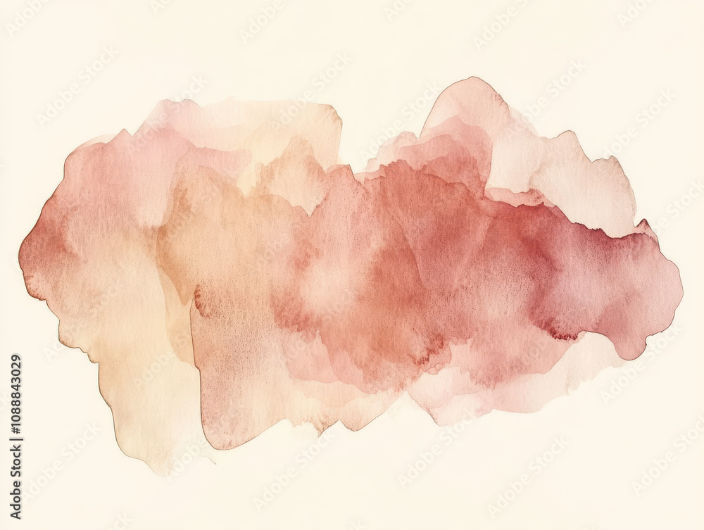 Soft watercolor gradient in beige and pink tones Soft watercolor gradient in beige and pink tones