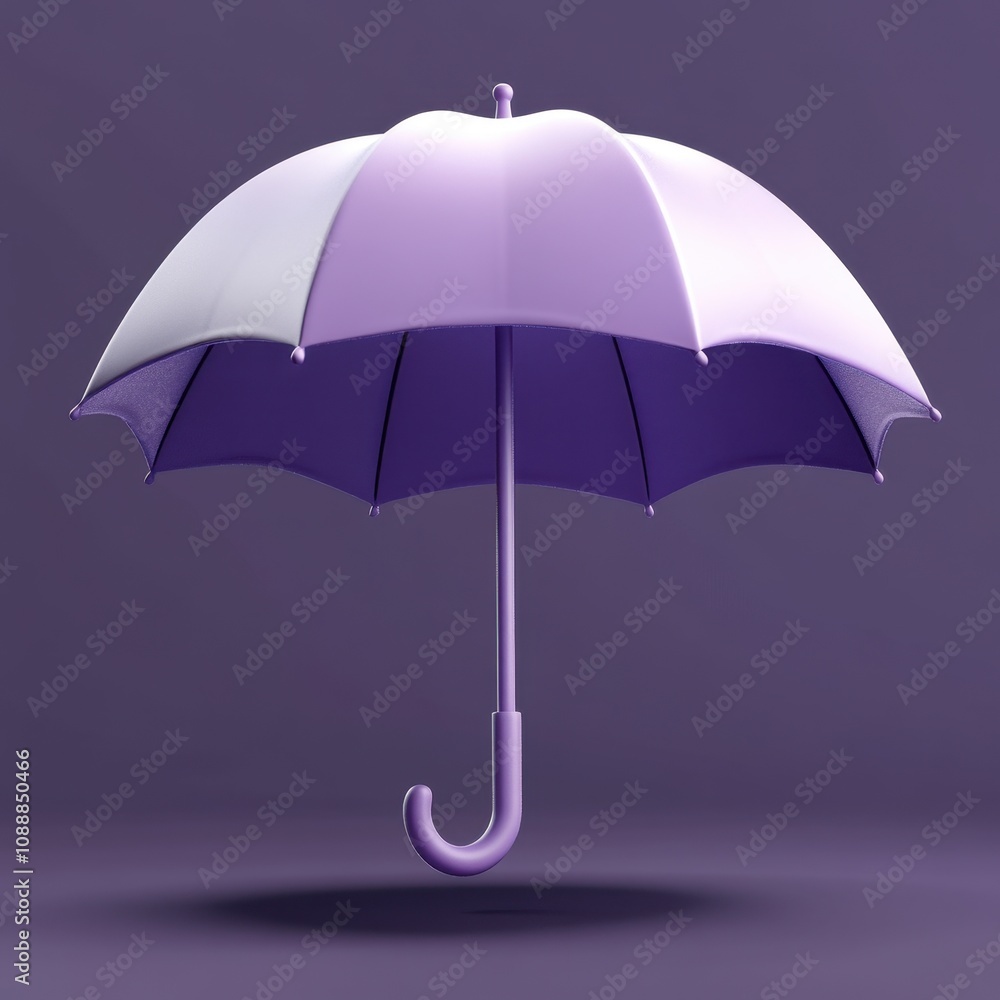Vibrant Violet Umbrella: A Study in Contrast and Color Vibrant Violet Umbrella: A Study in Contrast and Color