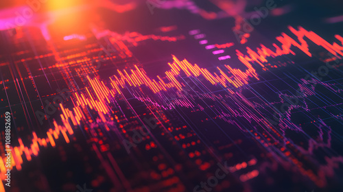 Wallpaper Mural Downward trend with falling money illustration.  Torontodigital.ca