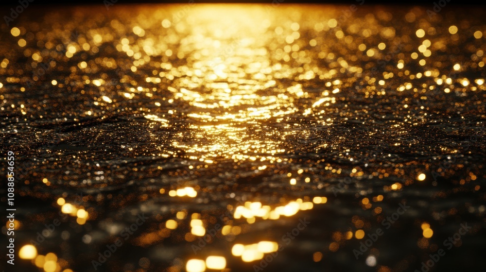 Polished glossy gold texture. Generative AI Polished glossy gold texture. Generative AI