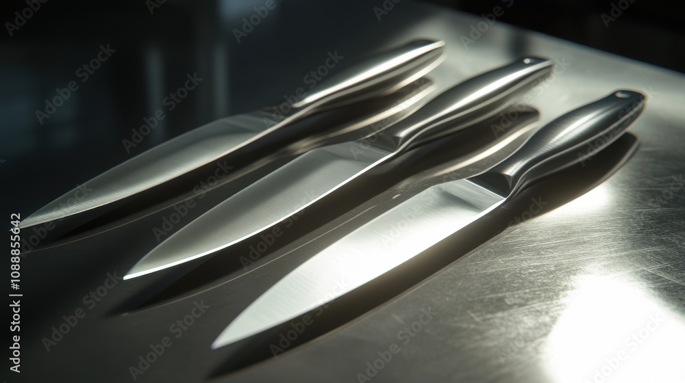 Professional Kitchen Interior. Generative AI Professional Kitchen Interior. Generative AI