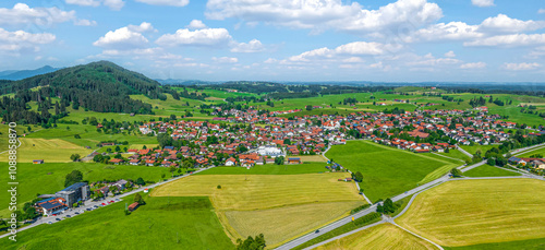 Ausblick auf den Forggensee im Königswinkel im Ostallgäu bei Roßhaupten photo