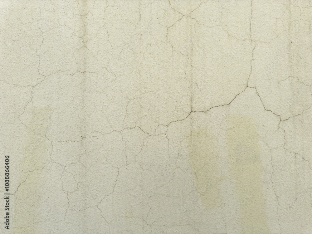Old Weathered Yellow Wall with Cracked Plaster Texture, Stock Photo Old Weathered Yellow Wall with Cracked Plaster Texture, Stock Photo