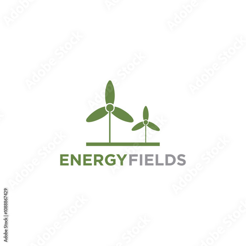 Energy Fields Logo Vector Templates