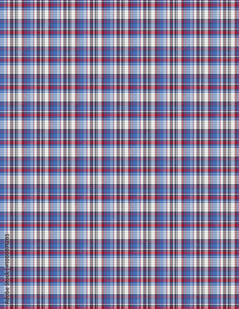 Plaid fabric pattern, blue, brown, cream, seamless for textiles, and for designing clothes, skirts or decorative fabrics. Vector illustration. Plaid fabric pattern, blue, brown, cream, seamless for textiles, and for designing clothes, skirts or decorative fabrics. Vector illustration.