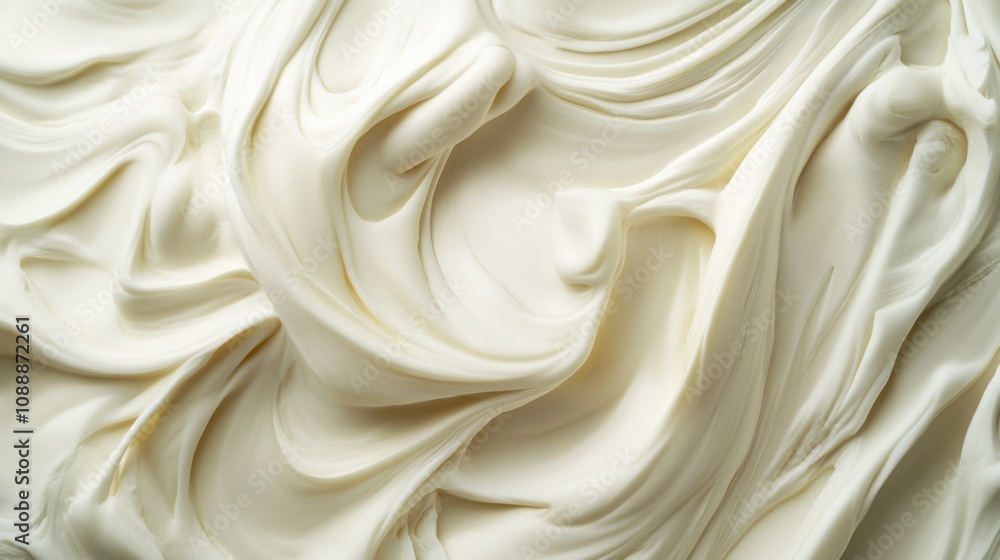 White curly marble. Generative AI White curly marble. Generative AI