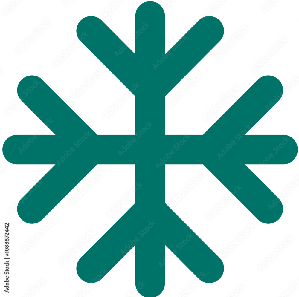 Obraz premium Snow icon design logo