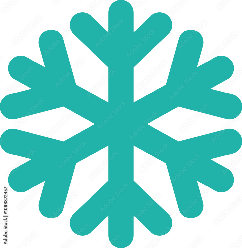 Snow icon design logo Snow icon design logo