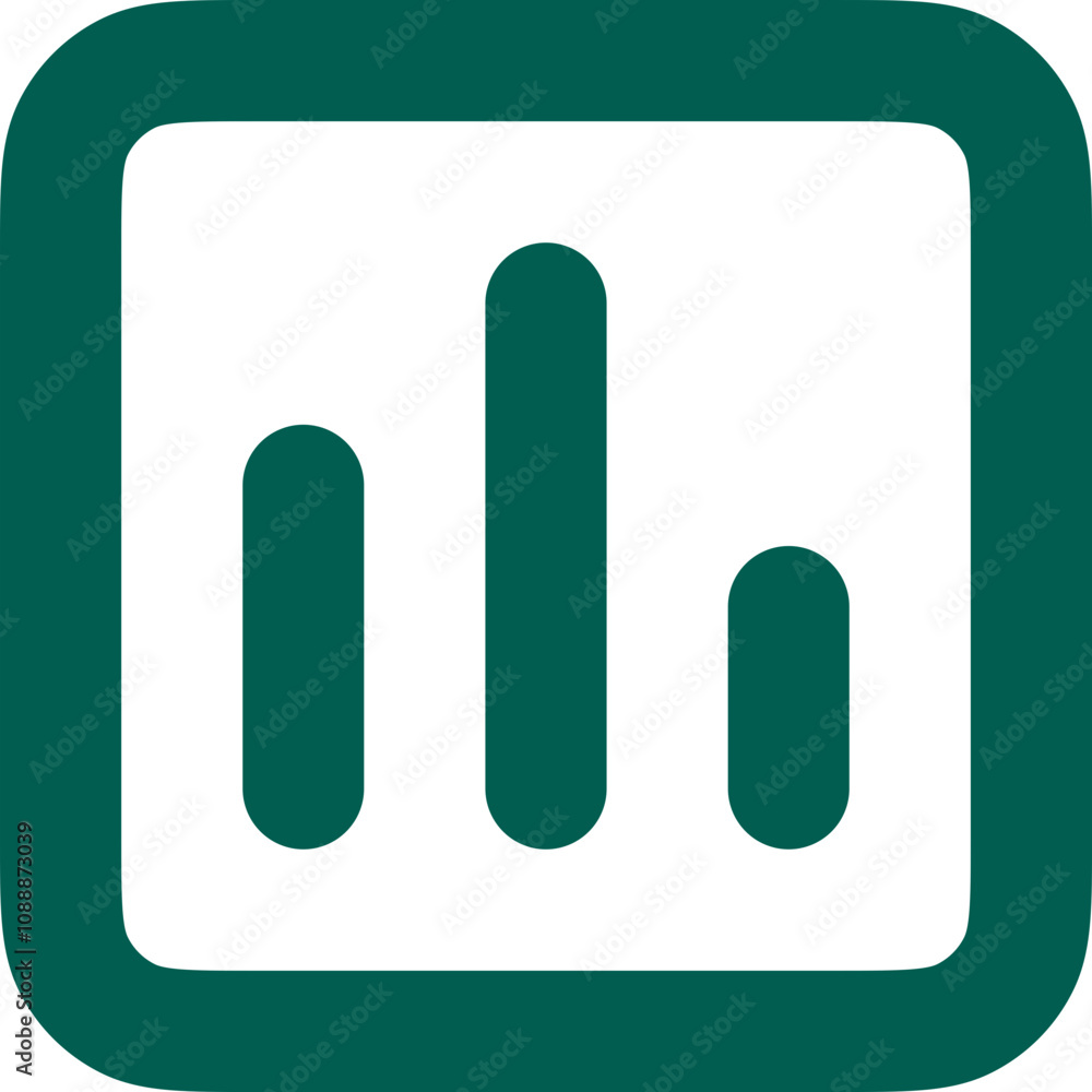 Square Poll Vertical icon design logo Square Poll Vertical icon design logo