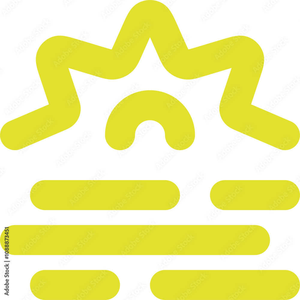 Sun Haze icon design logo Sun Haze icon design logo