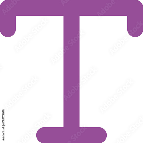 Text icon design logo
