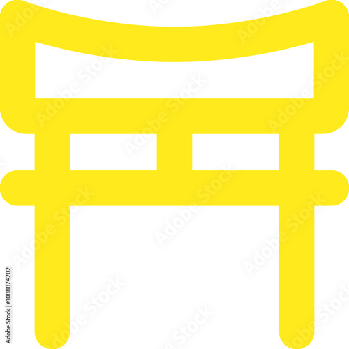 Torii Gate icon design logo