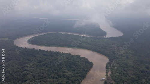 Congo Basin rainforest in the democratic republic of Congo.