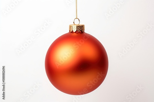 Red bauble christmas ornament tree.