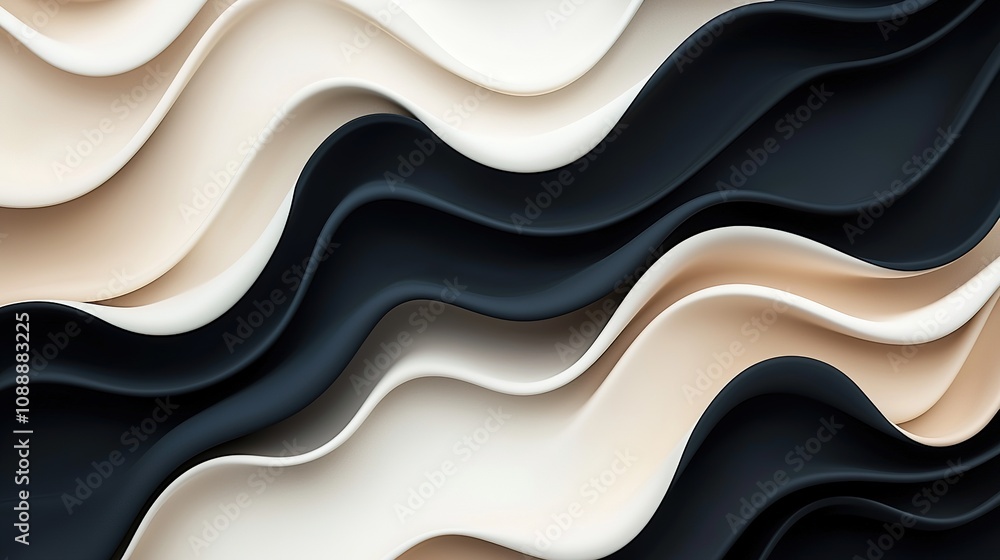 Abstract soft shapes in neutral colors modern art installation minimalist design indoor space artistic perspective Abstract soft shapes in neutral colors modern art installation minimalist design indoor space artistic perspective