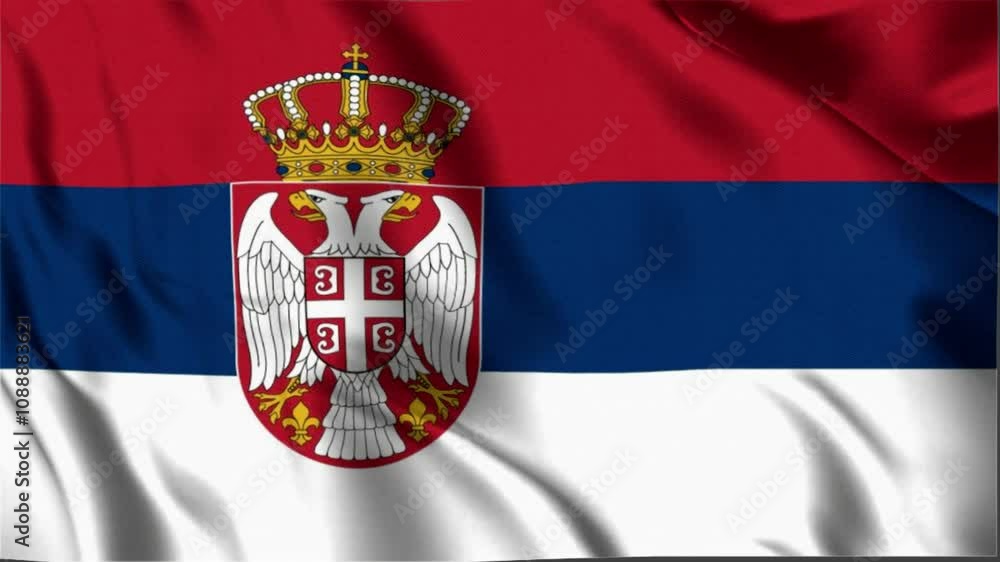 Serbia waving flag, Serbia 3D flag, Flag of Serbia waving Animation, Serbia waving flag 4K Footage Serbia waving flag, Serbia 3D flag, Flag of Serbia waving Animation, Serbia waving flag 4K Footage