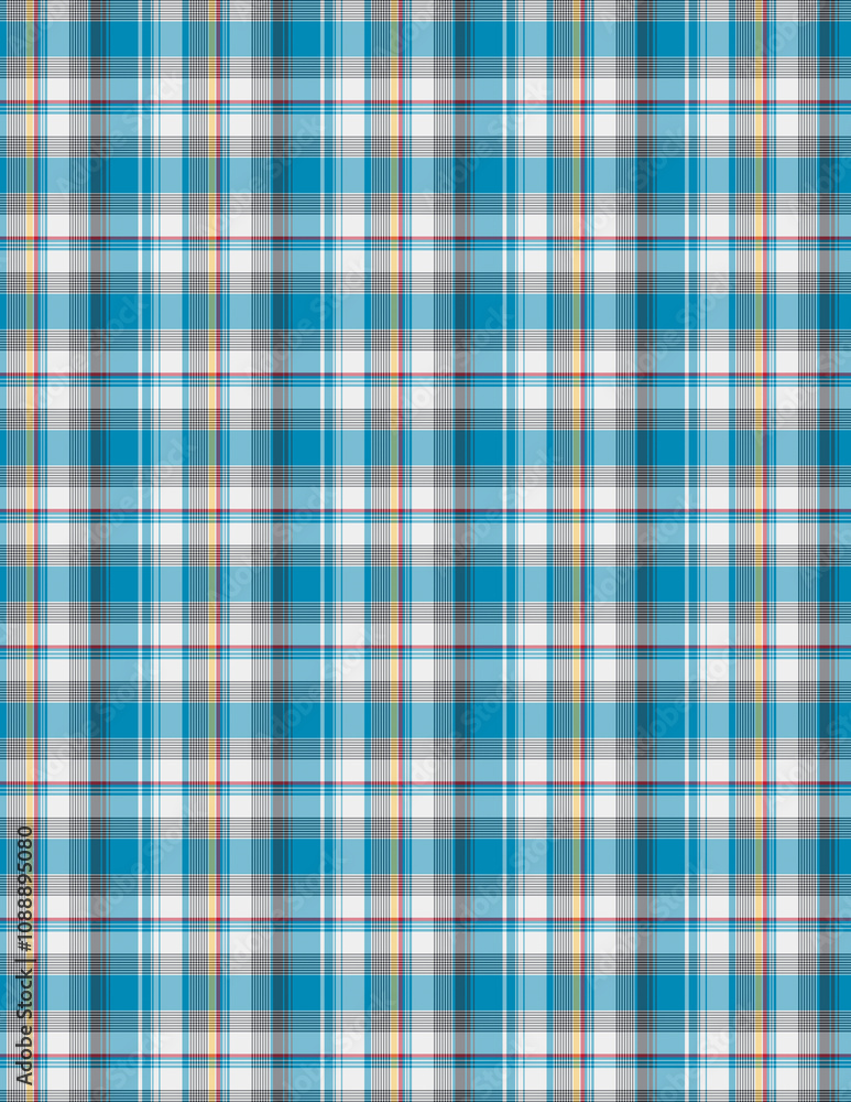 Plaid fabric pattern, blue, brown, cream, seamless for textiles, and for designing clothes, skirts or decorative fabrics. Vector illustration. Plaid fabric pattern, blue, brown, cream, seamless for textiles, and for designing clothes, skirts or decorative fabrics. Vector illustration.