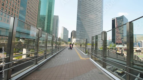 Modern skyscrapers of Shinbashi, Tokyo