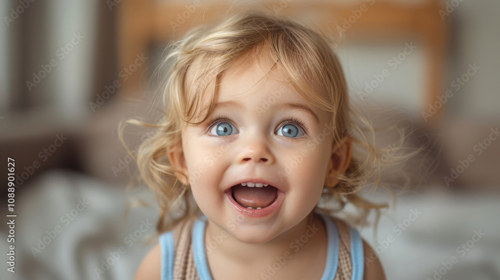 Adorable Toddler Smiling with Healthy Teeth in Bright Close-Up
Adorable Toddler Smiling with Healthy Teeth in Bright Close-Up