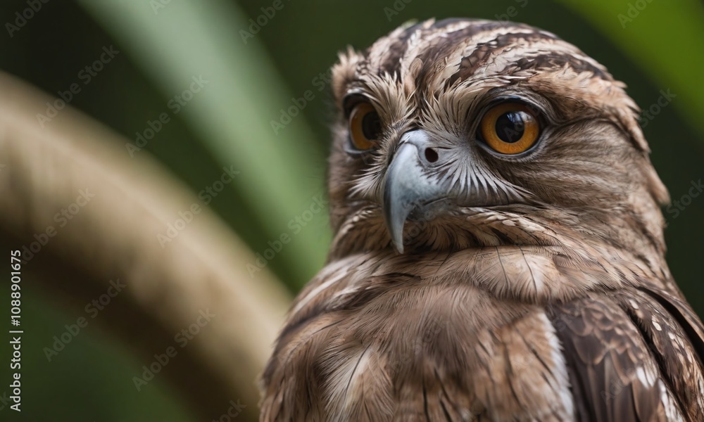 Obraz premium Close-up of a Potoo Bird