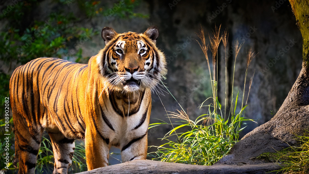 Fototapeta premium Bengal Tiger in full growth.