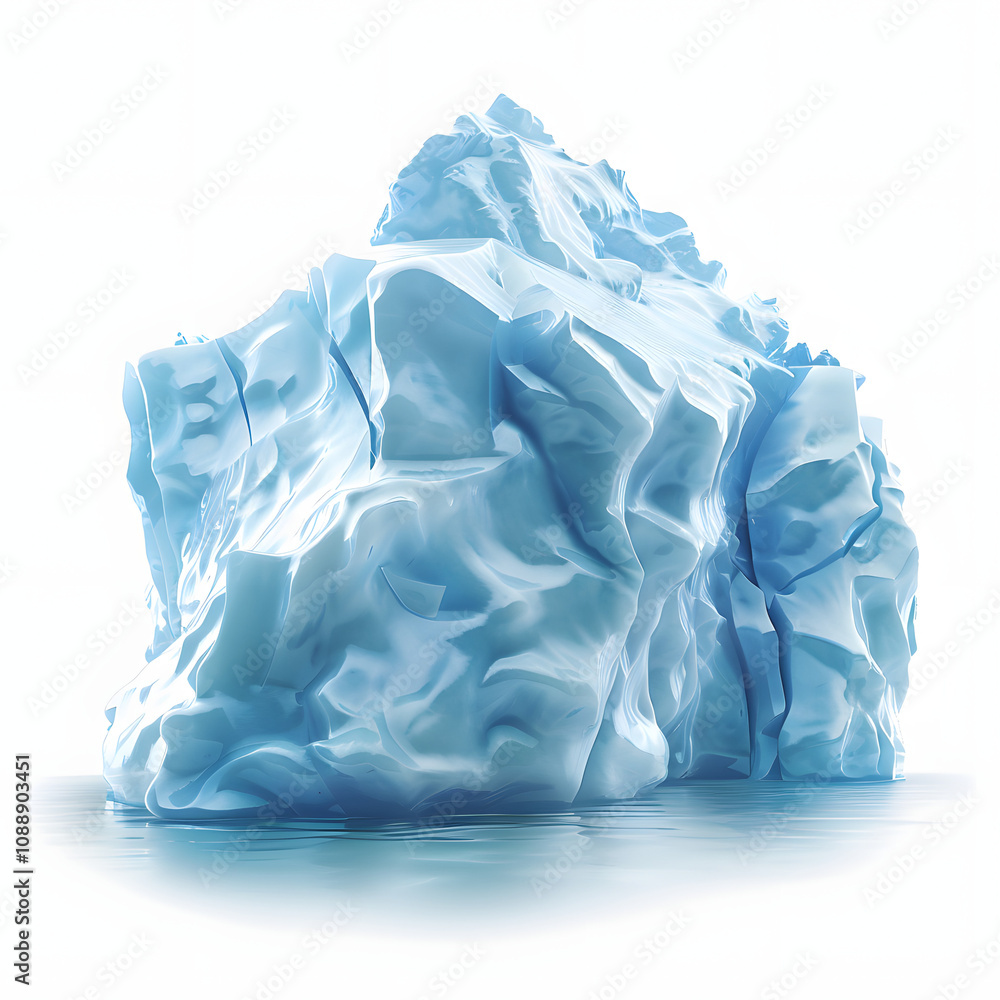 iceberg - hidden danger and global warming concept with a white accent, png iceberg - hidden danger and global warming concept with a white accent, png