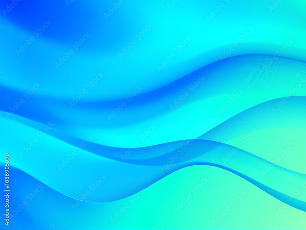 Waves of blue create a calming abstract background with smooth gradients and flowing shapes Waves of blue create a calming abstract background with smooth gradients and flowing shapes