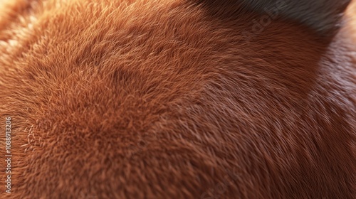 Wallpaper Mural Realistic reddish-brown fur close-up with soft, natural textures and subtle highlights. Torontodigital.ca