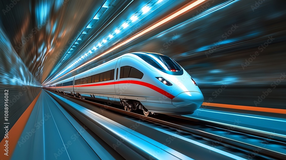 Hyperloop train concept traveling futuristic tunnel landscape photos Hyperloop train concept traveling futuristic tunnel landscape photos