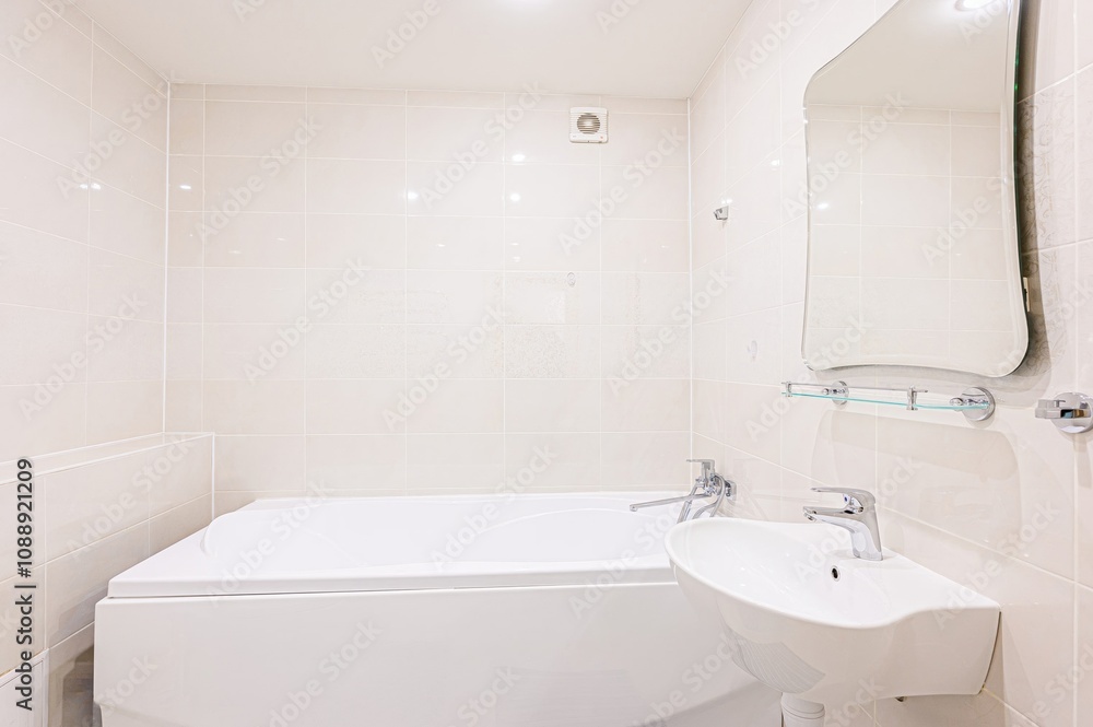 interior apartment room bathroom, sink, decorative elements, toilet. WC, sanitary unit, wash room interior apartment room bathroom, sink, decorative elements, toilet. WC, sanitary unit, wash room