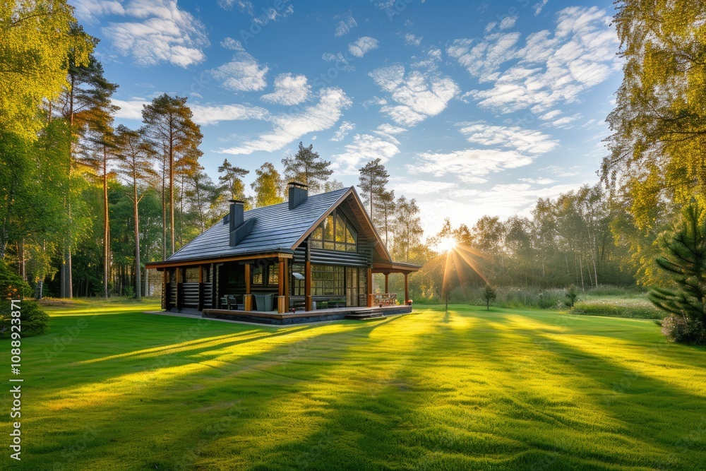 Cozy Cabin Nestled in a Peaceful Forest Cozy Cabin Nestled in a Peaceful Forest
