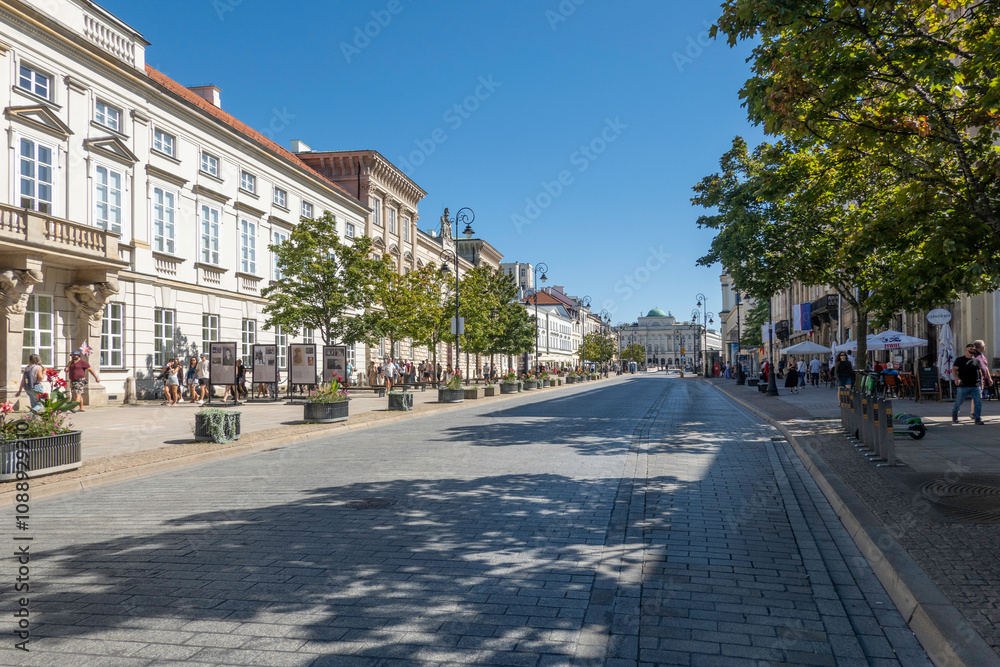 Naklejka premium la città di Varsavia