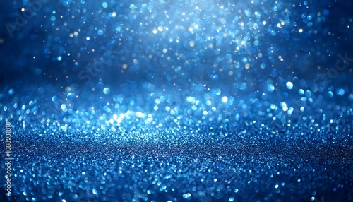 Wallpaper Mural abstract glitter blue background Torontodigital.ca