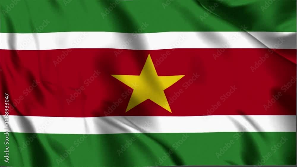 Suriname waving flag, Suriname 3D flag, Flag of Suriname waving Animation, Suriname waving flag 4K Footage Suriname waving flag, Suriname 3D flag, Flag of Suriname waving Animation, Suriname waving flag 4K Footage
