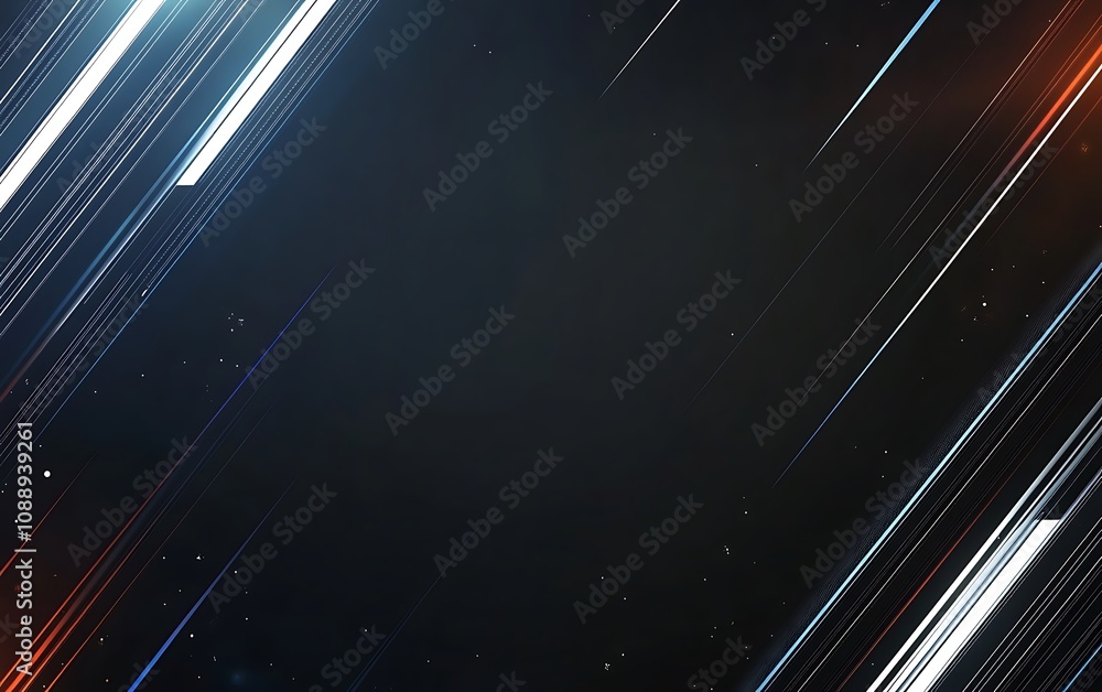 Abstract dark background with diagonal light streaks and copy space. Abstract dark background with diagonal light streaks and copy space.