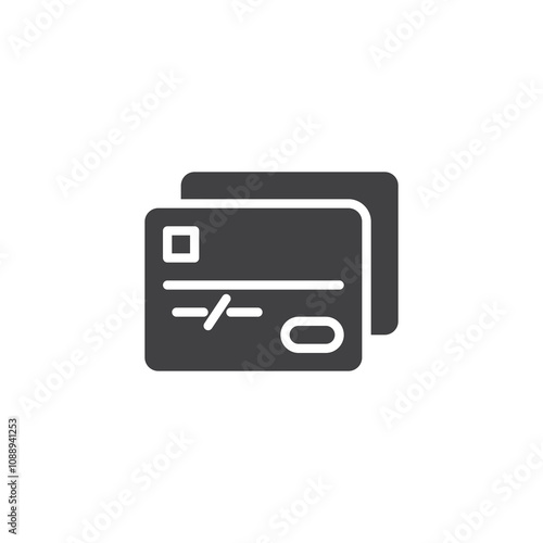 Credit card vector icon