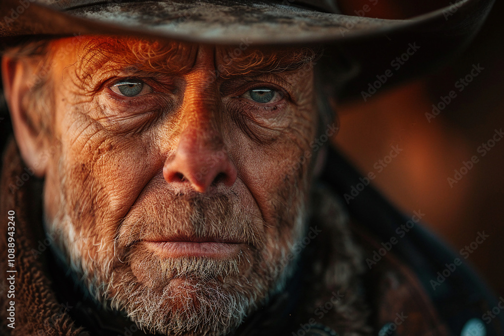 Dangerous cowboy western movie personage with gun and horse made with Generative AI modern technology Dangerous cowboy western movie personage with gun and horse made with Generative AI modern technology