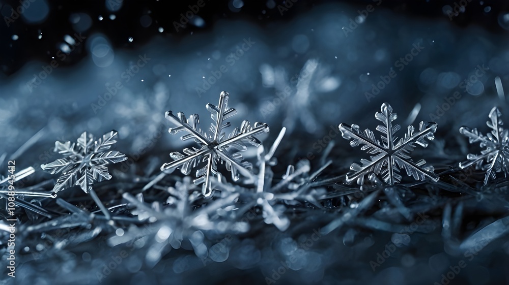 close up of snowflake snowflakes snow winter christmas background close up of snowflake snowflakes snow winter christmas background