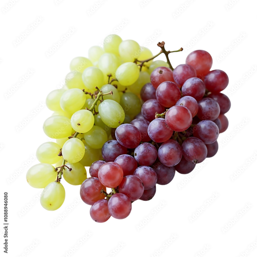 Fototapeta premium Grapes Image Isolated With Transparent Background
