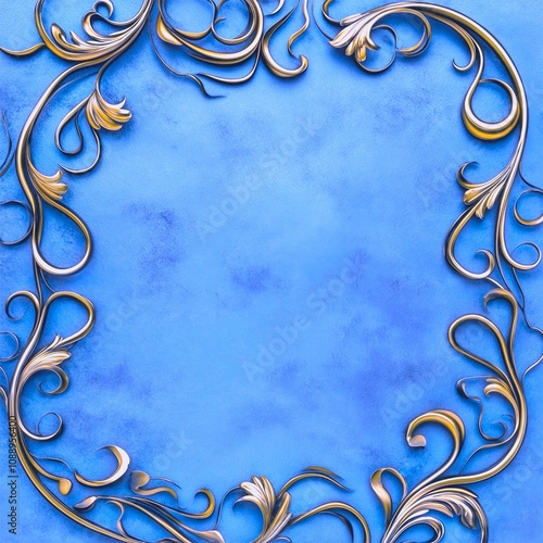 frame with ornament, illustration