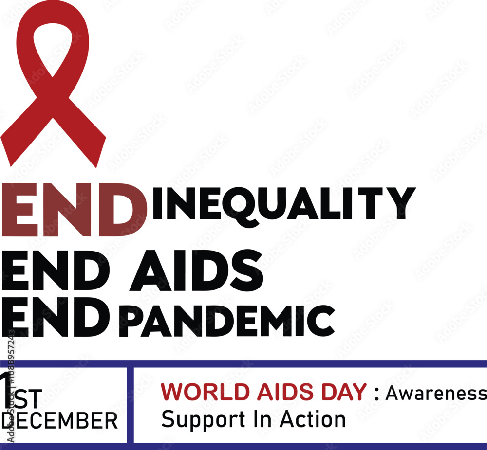 Celebrate December 1st with Unique World AIDS Day Art and Campaign Banners. Aids Day Vector Art Illustration Design. AIDS Day Awareness Month Concept Poster. Celebrate December 1st with Unique World AIDS Day Art and Campaign Banners. Aids Day Vector Art Illustration Design. AIDS Day Awareness Month Concept Poster.